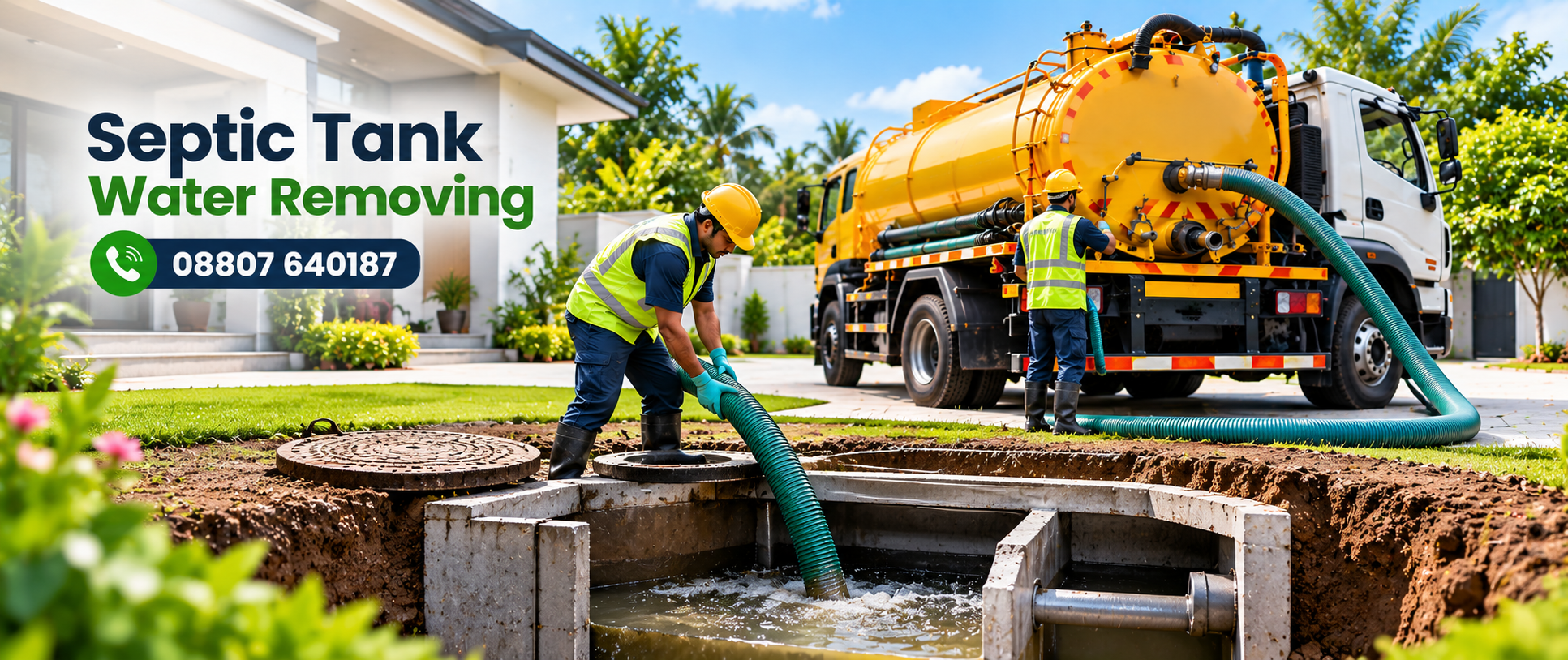 Septic tank water removal service Chennai