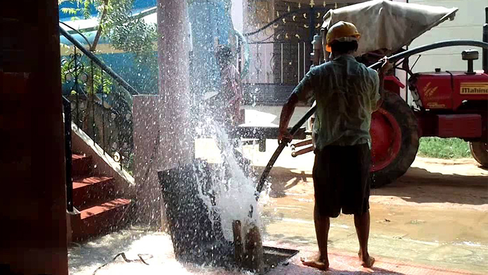 Bore Well Water Cleaning